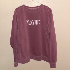 Maybe red sweatshirt
